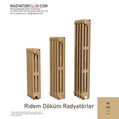 3-623 Demirdokum ridem Radyatör 10 Dilimli Ral 1001 3-623 Demirdokum ridem Radyatör 10 Dilimli Ral 1001